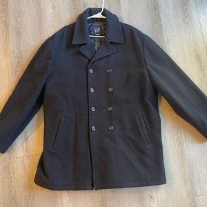 Gap Navy Wool Peacoat